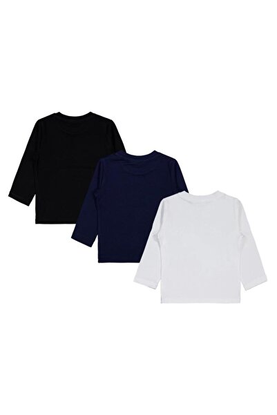 Civil Boys Cool Dino Baskılı 3'lü Set 2-4 Yaş Sweatshirt - Standart 3-4 Yaş