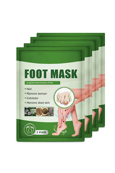 HOZRO Set 4 Masti Exfoliante pentru Picioare Tip Soseta HOZRO, Indeparteaza Pielea Moarta si Rasfata Picio