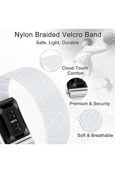 Generic For Whoop 5.0 Nylon Sport Band - Breathable, Adjustable, Waterproof