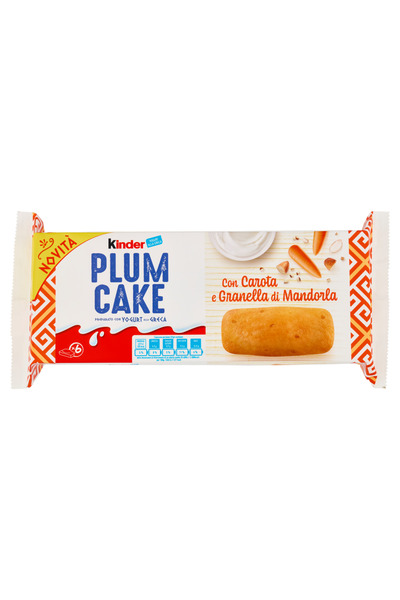 Kinder Plumcake Iaurt/morcov/Mandorle 192g