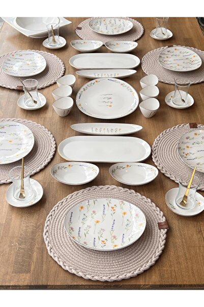 ROSSEV Kahvaltı Takımı Vega 46 Parça 6 Kişilik