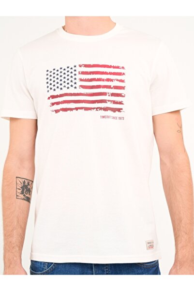 Timeout Tricou barbat cu maneca scurta si imprimeu