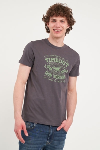 Timeout Men's short-sleeved t-shirt with graphic details