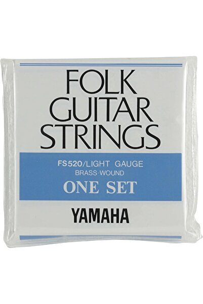 Yamaha أوتار جيتار فولاذية FS-520 (خفيفة)