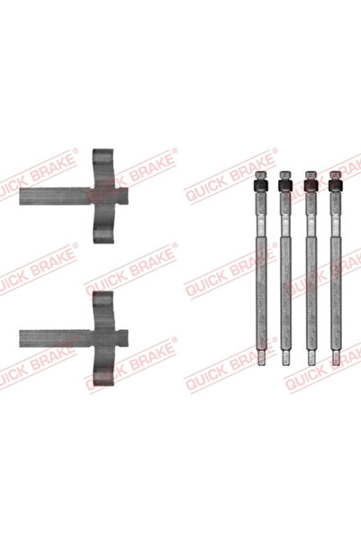 QUICK BRAKE Set Accesorii, Placute Frana 109-0059 Tesla Model S/Model X