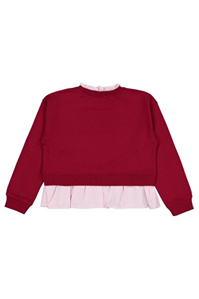 Civil Girls Cool Vibes Štampano Dukserica za 10-13 godina - Bordo crvena 10-1...