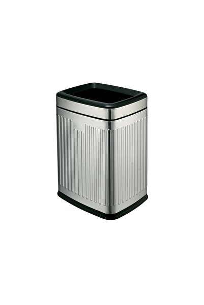 SMASH DESIGN LUXURY BINS Satin Stainless Steel Waste Bin – PRH-SF12S-F07, 12L