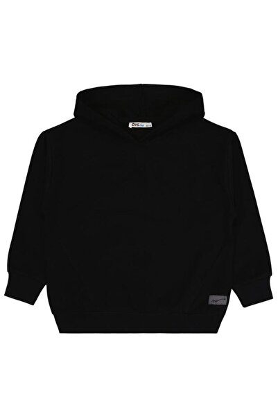 Civil Boys No Label 6-9 Years Old Hooded Sweatshirt - Black8-9 Years Old