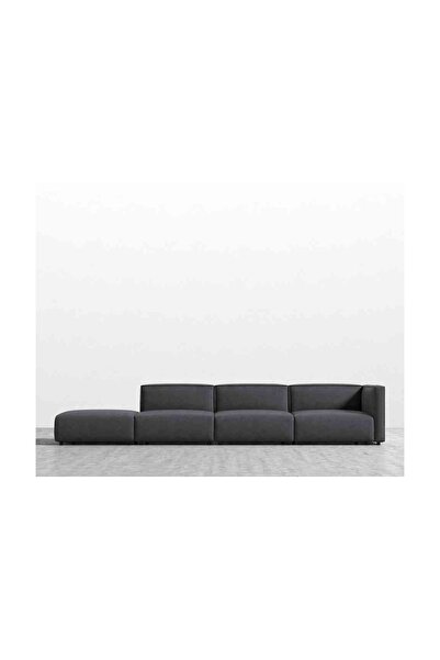 Vivense ARES PLUS SAĞ KÖŞELİ DÖRTLÜ KOLTUK, SİYAH