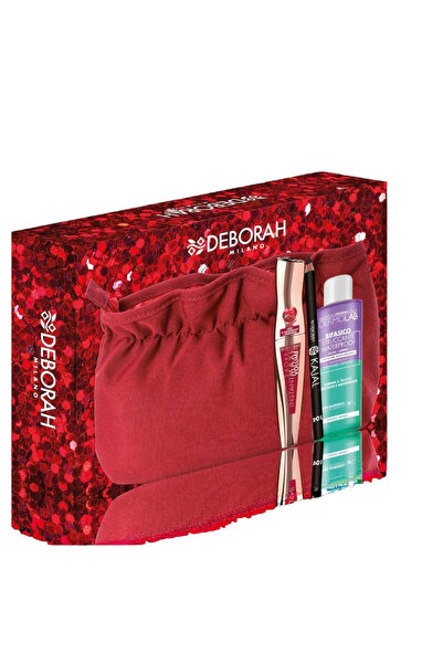 Deborah Set Deborah: Dermolab Bifasico, Hyaluronic Acid, Makeup Remover Lotion, 50 ml + Deborah, Kajal Eye