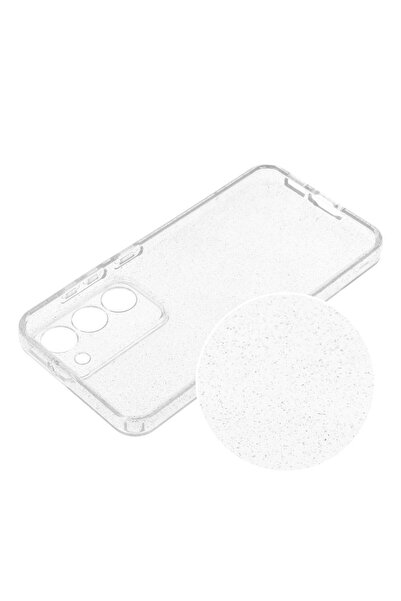 bestcase Θήκη Husa Glitter + Σκληρυμένο Γυαλί για Xiaomi Redmi Note 12 4G, Ασημί