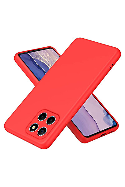 bestcase Carcasă Husa Premium Silicon + Sticlă Securizată pentru Honor X6a, Roșu