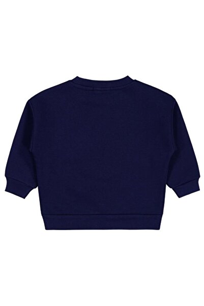 Civil Boys Go Team Tıger Baskılı 2-5 Yaş Sweatshirt - Lacivert 4-5 Yaş