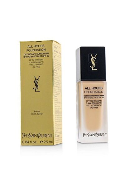 Yves Saint Laurent Yves Saint Laurent, All Hours, Flawless Matte, Liquid Foundation, BR 40, Cool Sand, SPF 20, 25 ml