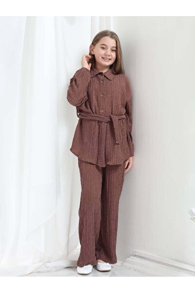 Giyinse Arlina Girl's Suit Brown