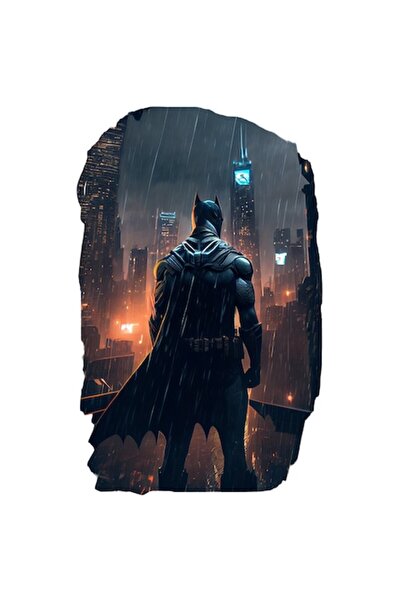 OEM Стикер Батман, DC Superheroes, Готъм Сити, бяла рамка, PVC винил, 10 см