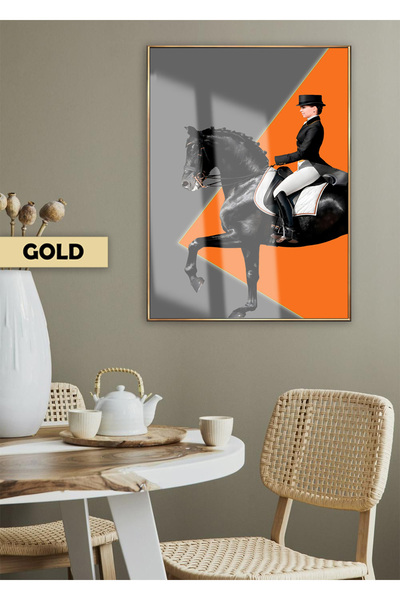 Harikabirev HARİKABİREV | CULOARE GREY-ORANGE MODEL JOKEY FEMEI ȘI CAVAL-X1 |...