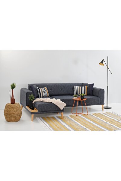 Vivense Norm Köşe Koltuk, Mavi, Sol Köşe