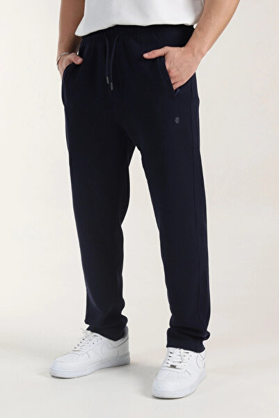 EXSPORT Σελανίκη εφαρμοστό ίσιο πόδι 3 κλωστών επένδυση fleece χειμερινό κάτω μέρος φούτερ