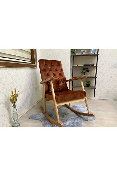 Vivense TREND SALLANAN SANDALYE,TURUNCU, AHŞAP, NATUREL AYAK