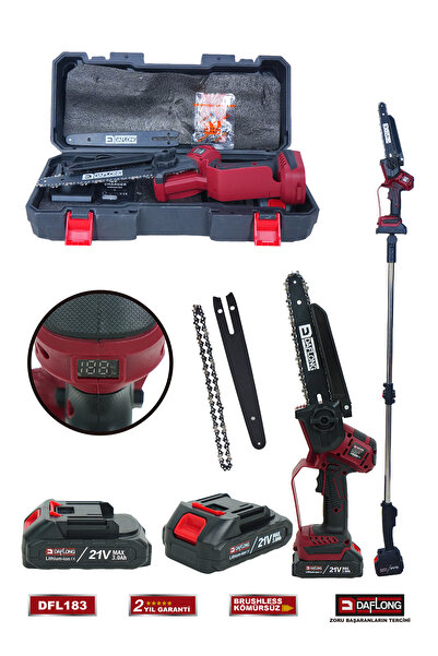 DAFLONG PRO 2.1 M TELOSKOPİK UZATMA DİJİTAL GÖSTERGE OTOMATİK YAĞLAMA DAL BUD...