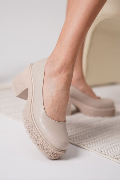 TRENDELLA Talya Women's Beige Casual Shoes