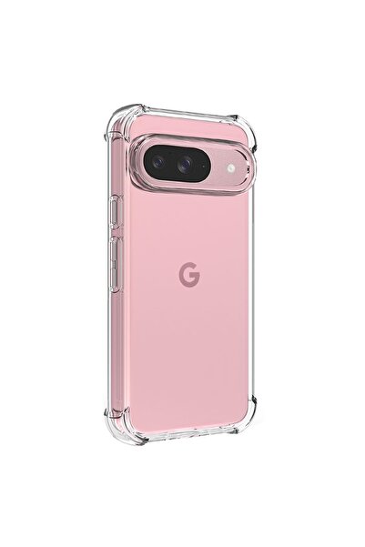 bestcase Husa Anti Shock TPU + Tempered Glass για Google Pixel 9, Διαφανής