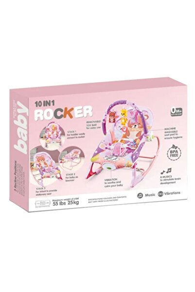 OEM 10in1 rocking chair and seat for babies, age 0 months, with calming vibrations, maximum weight 25 kg