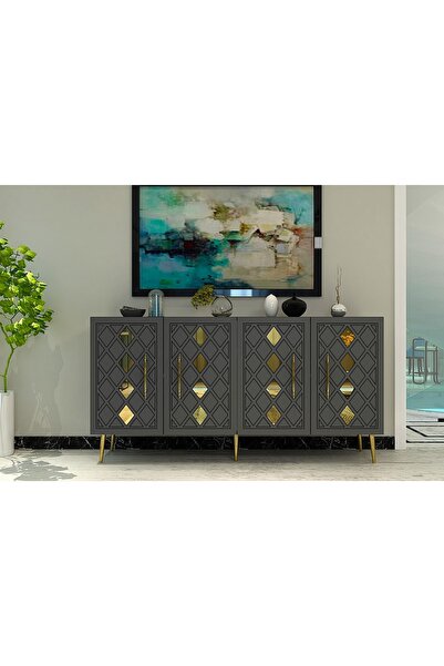 Vivense DOMEDD KONSOL, ANTRASİT ALTIN