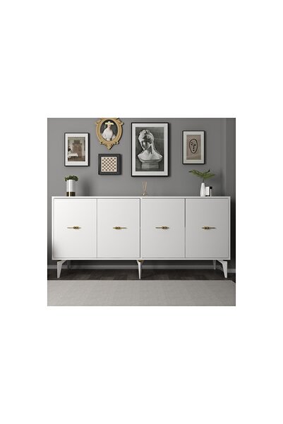 Vivense SİNTA KONSOL, 180 CM, BEYAZ BEYAZ