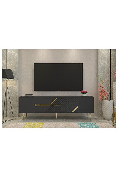 Vivense DEKOLPTV SEHPASI, 5CT, ANTRASİT ALTIN