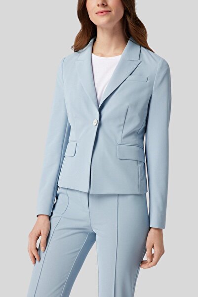 BOSS Kadın Jasola Modeli Blazer Ceket Mavi