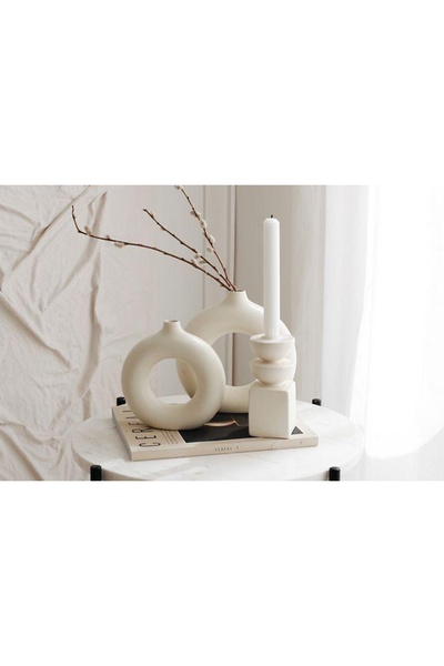 Vivense HALKA VAZO MUMLUK TAKIM, KREM