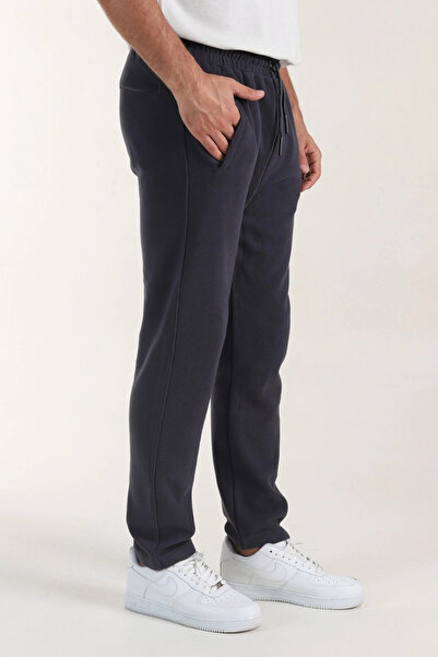 EXSPORT Thessaloniki Slim Fit Straight Leg 3 Thread Fleece-Lined Winter Bottom Sweatpants