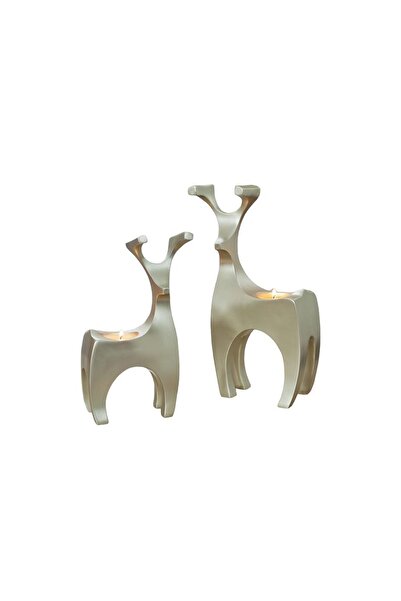 Vivense KÜBİK GEYİK MUMLUK, SİLVER