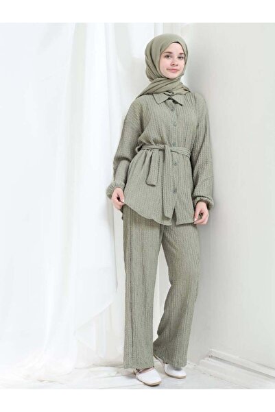 Giyinse Arlina Girl's Suit Green