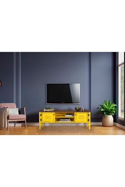 Vivense ADA TV ÜNİTESİ, SARI