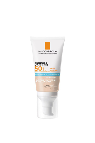 La Roche Posay La Roche-Posay, Anthelios UVMune 400, Parfum-Free, Moisturizing, Tinted Moisturizer, SPF 50+, 50 ml