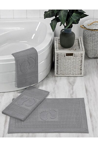 GALAWARRA Covorașe de baie/prosoape pentru picioare din bumbac, 3 bucăți