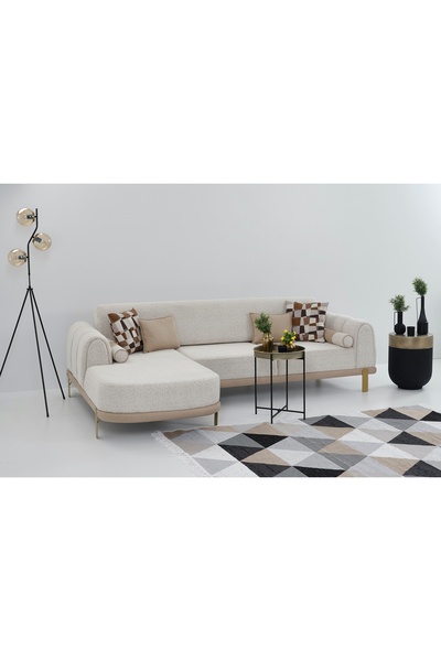 Vivense ELİS KÖŞE KOLTUK, KREM, SOL KÖŞE