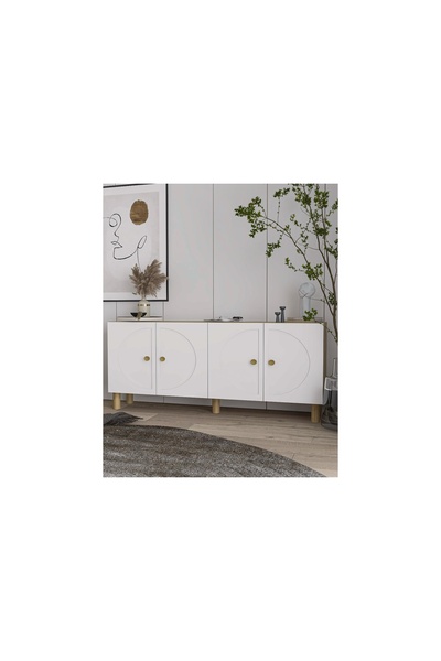 Vivense İNCİCT BOHEM KONSOL, SAFİR MEŞE BEYAZ