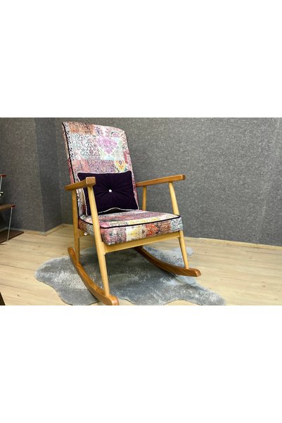 Vivense TREND SALLANAN SANDALYE, OTANTİK, AHŞAP, NATUREL AYAK