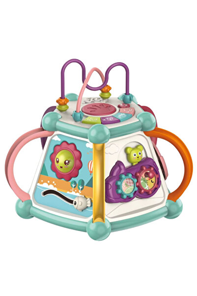 Gopo Toys Jucarie Educativa Multifunctionala pentru Bebelusi - Centru de Activitati Montessori 7 in 1