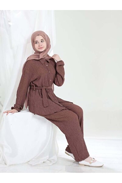 Giyinse Arlina Girl's Suit Brown