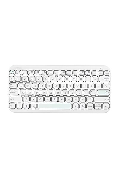 ASUS Marshmallow KW100 Beyaz Kablosuz Türkçe Mac Uyumlu Klavye