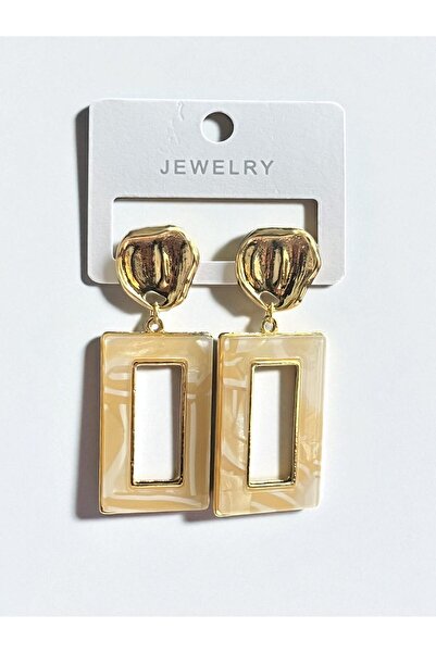 NAİFTAKIAKSESUAR Women's Acrylic Long Dangle Earrings