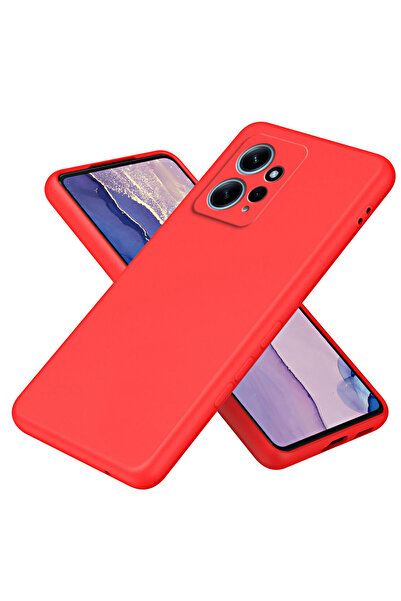 bestcase Husa Premium Silicon Case + Tempered Glass For Xiaomi Redmi Note 12 4G, Red