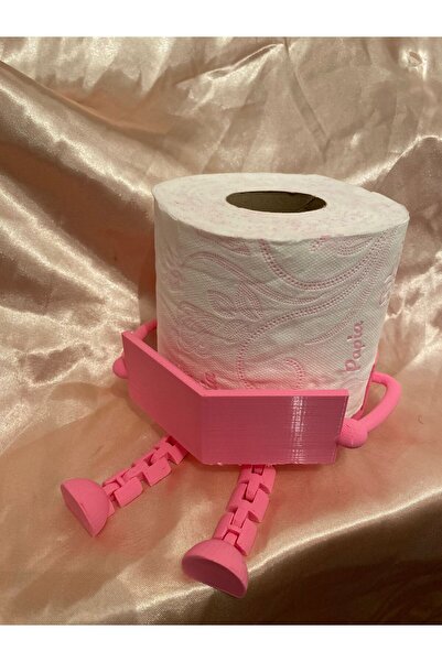 Eta3d 3D Printing Sitting Figure Toilet Paper Holder – Decorative Stand