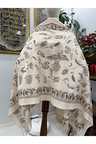 GÜMRÜKÇÜ İthal %100 Pamuk Omuz Şalı Atkı Premium Kalite