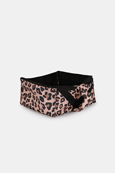 ICONE BAG Makeup Bag, Printed Polyester Makeup Bag, Zipper Box-Shaped Cosmetic Bag